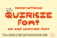Quirkie - Odd Contrast Font