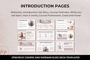 Course Webinar Slide Deck Templates