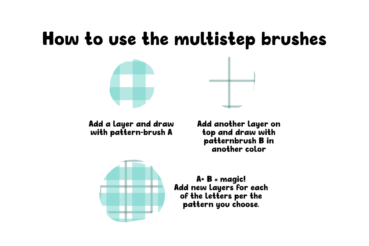 Plaid Patterns 2.0 for Procreate, a Brush Add-On by Design av MAD (Photo 5 of 10)