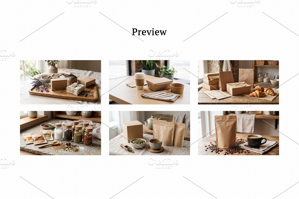 Eco Packaging Mockups, a Background Photo by Beshr Abdulhadi (Photo 2 of 3)