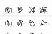 Healthcare SaaS & Telehealth Icons, an Outline Icon by IconBunny (Thumbnail 2 of 2)