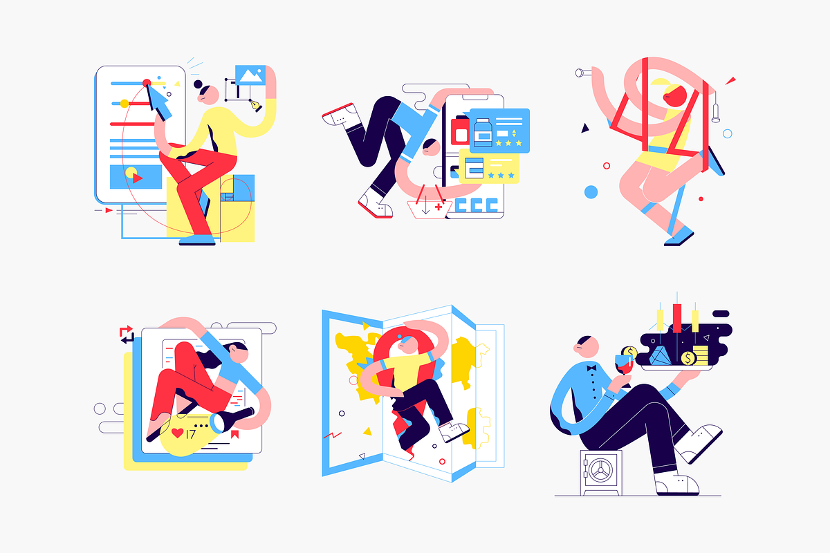 Huumph! Illustration Kit, a Templates & Theme by ls-illustrations (Photo 5 of 7)