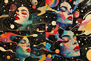 16 Celestial Dreamscape Illustration, a Person Illustration by HipFonts (Thumbnail 5 of 5)
