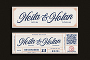 Nolian Script, a Script Font by ngene (Thumbnail 7 of 11)