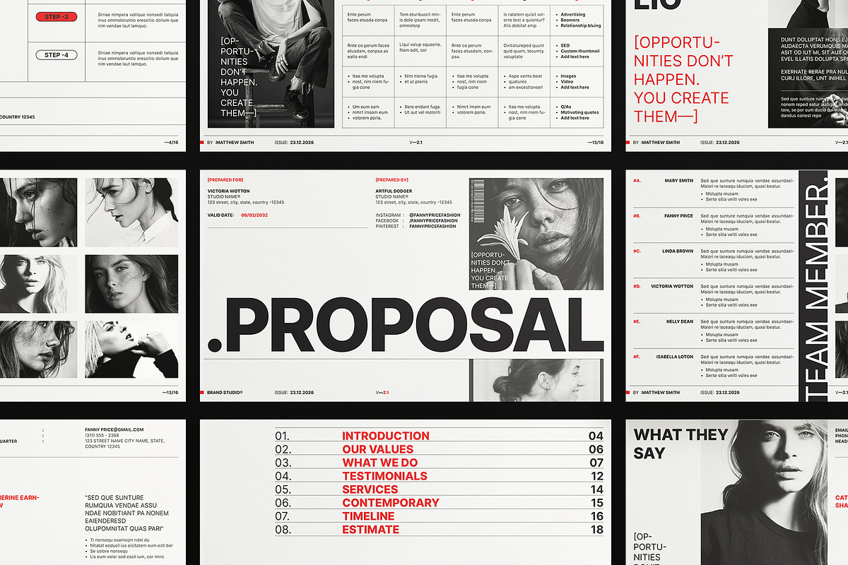 Proposal Presentation Template, a Presentation Template by ArtisanaAura (Photo 3 of 14)