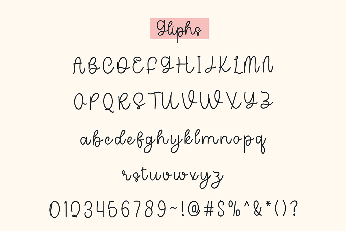I Love You, a Handwritten Font by FreshTypeINK (Photo 4 of 5)