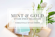 Mint & Gold Styled Stock, a Business Photo by Pixels & Design (Thumbnail 1 of 2)