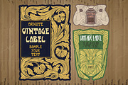 Label Art Nouveau - sets, a Decorative Illustration by Stanislav Kharchevskyi (Thumbnail 8 of 12)