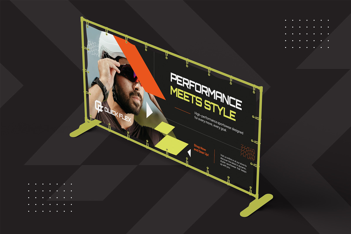 Quick Flex - Banner Landscape, a Print Template by StreaksideStd (Photo 2 of 3)