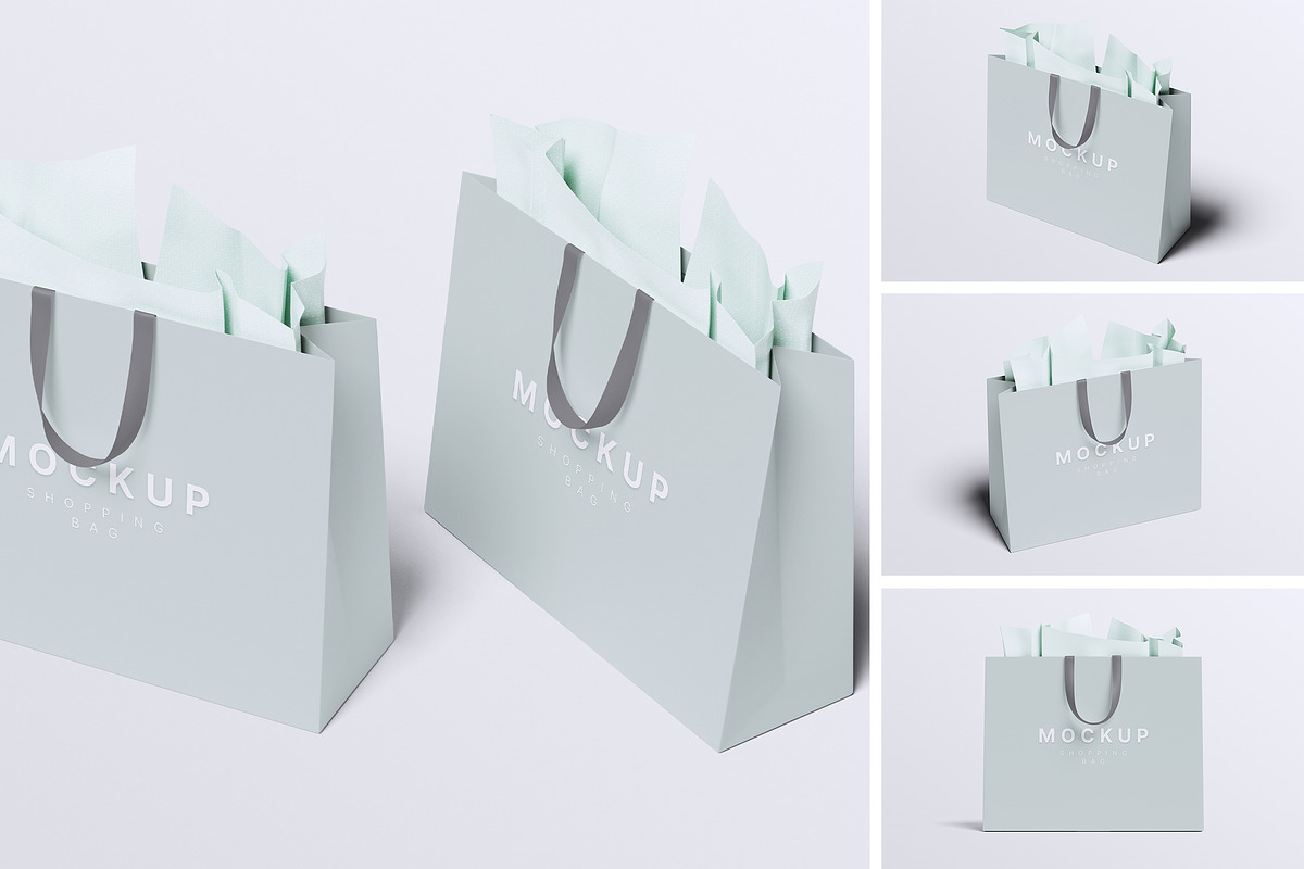 Shopping Bag Mockup, a Packaging Mockup by Twins_studio (Photo 1 of 5)
