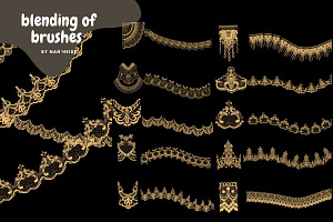 10 Lace Procreate Brushes