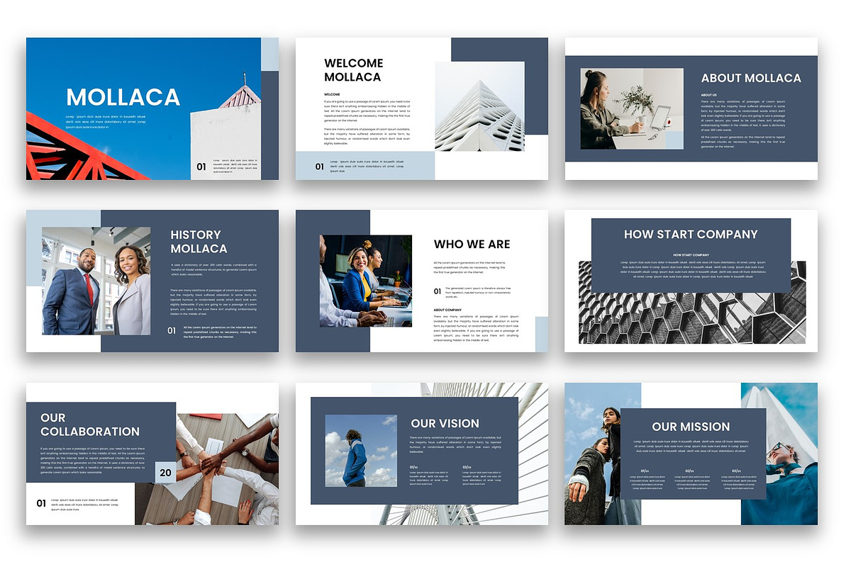 Mollaca – Business Keynote Template, a Presentation Template by kreatifreya (Photo 2 of 5)