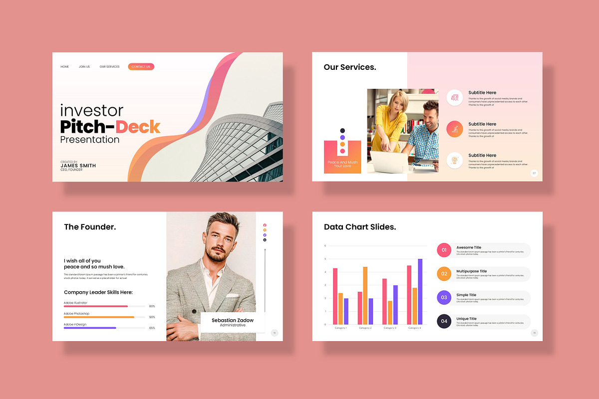 Investor Pitch Deck Presentation, a Presentation Template by Creatiya Type (Photo 4 of 7)