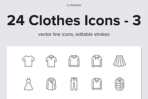 Clothes Line Icons - 3