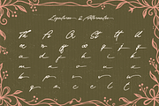 Fracttion Old Signature, a Handwritten Font by Glyphstyle (Thumbnail 10 of 13)