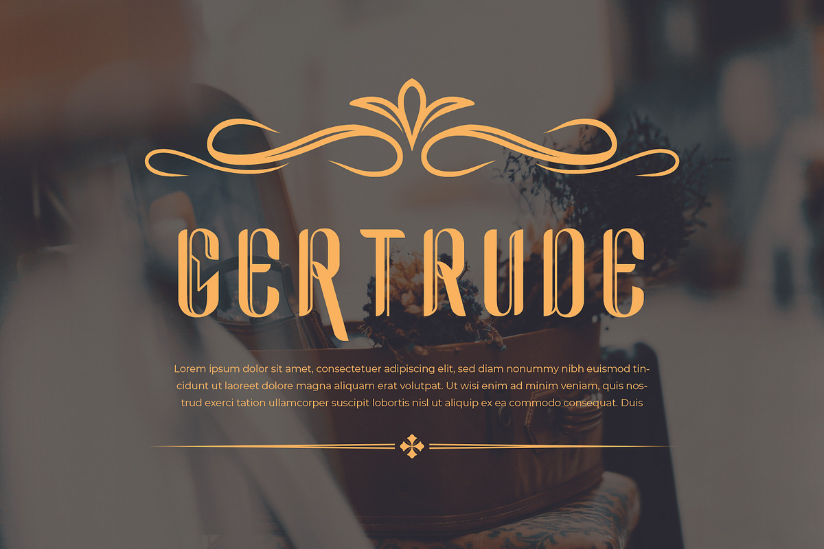 Reaghen - Retro Display Font, a Sans Serif Font by Zeatype (Photo 3 of 11)