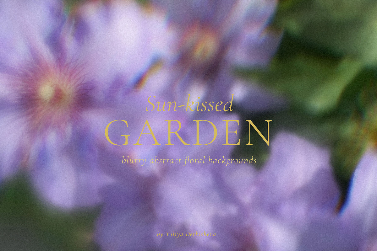 Blurry Flowers Abstract Backgrounds, a Background Graphic by Yuliya Derbisheva (Photo 1 of 15)
