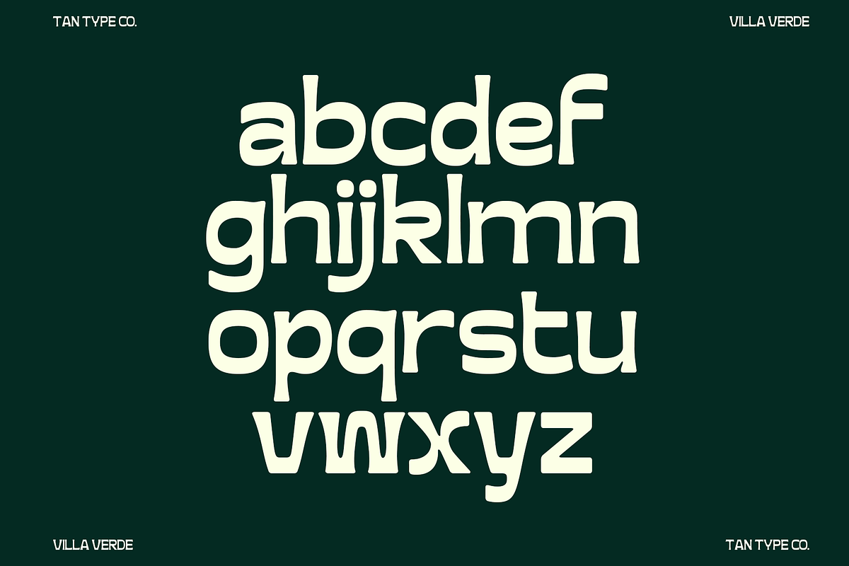 TAN - VILLA VERDE, a Sans Serif Font by TanType (Photo 12 of 13)