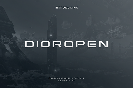 Dioropen, a Font by garismantra