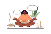 Thoughtful people think, dream set, a Person Illustration by PaperTrident (Thumbnail 5 of 9)