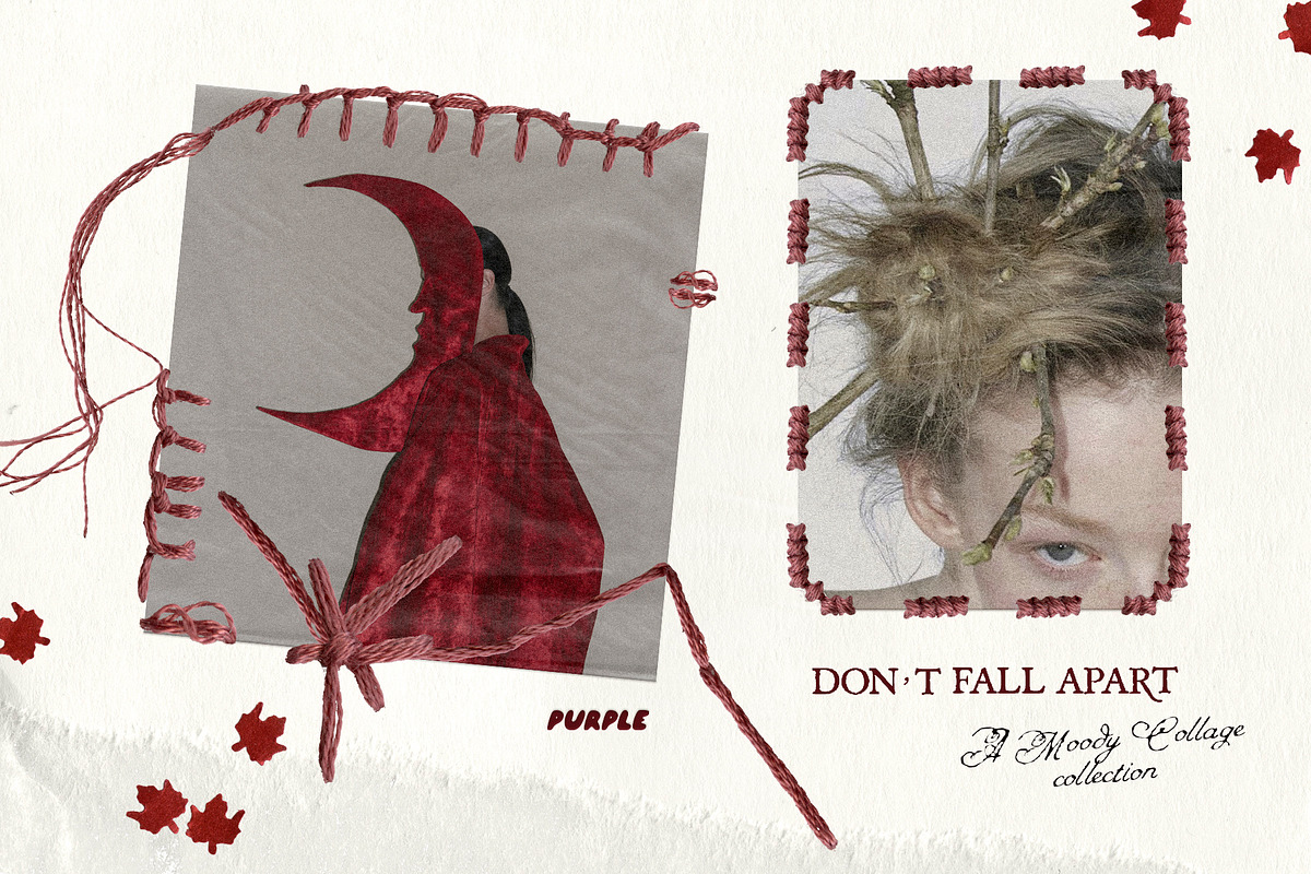 Don't Fall Apart: Moody Collage Kit, an Object Graphic by Purple (Photo 5 of 14)