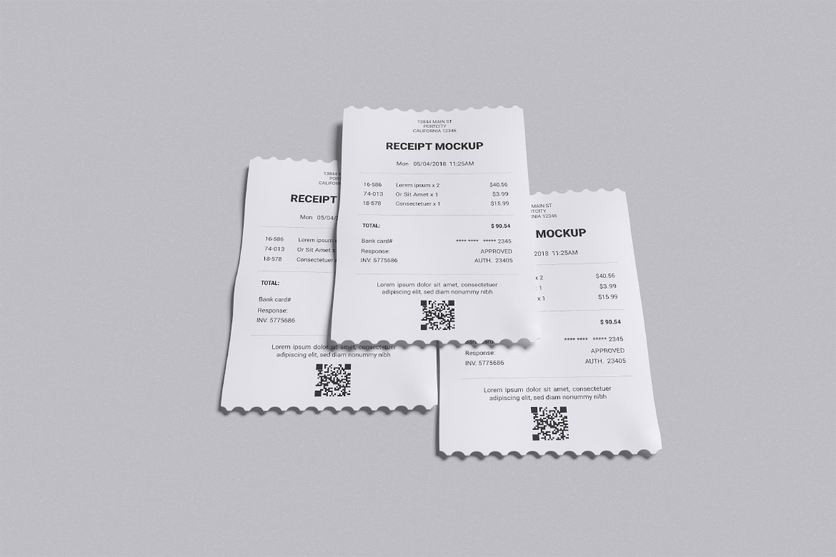 Receipt Mockup, an Advertising Mockup by HanaSaka_Studio (Photo 4 of 5)