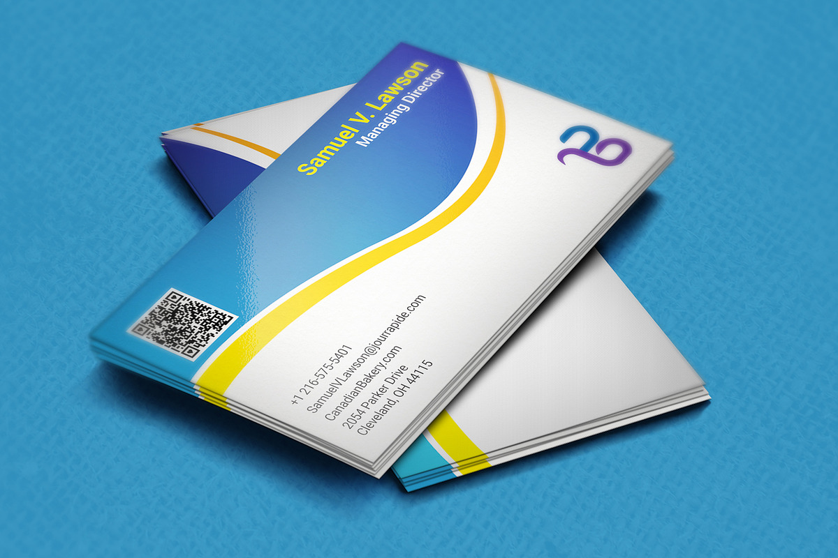 Clean Business Card Template, a Business Card Template by Bibek (Photo 3 of 4)