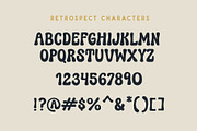 Retrospect Font, a Font by Rachel Kick (Thumbnail 5 of 5)