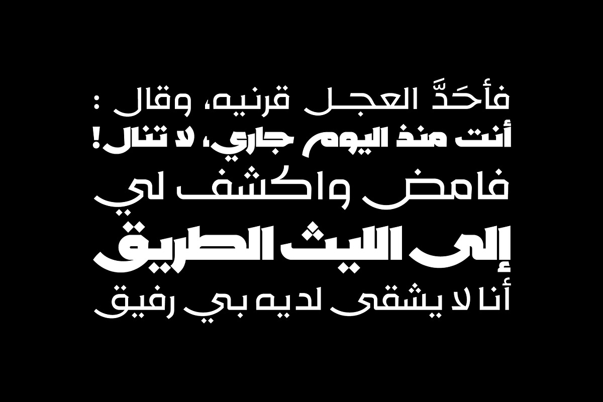 Rakan - Arabic Typeface, a Font by Mostafa El Abasiry (Photo 7 of 12)