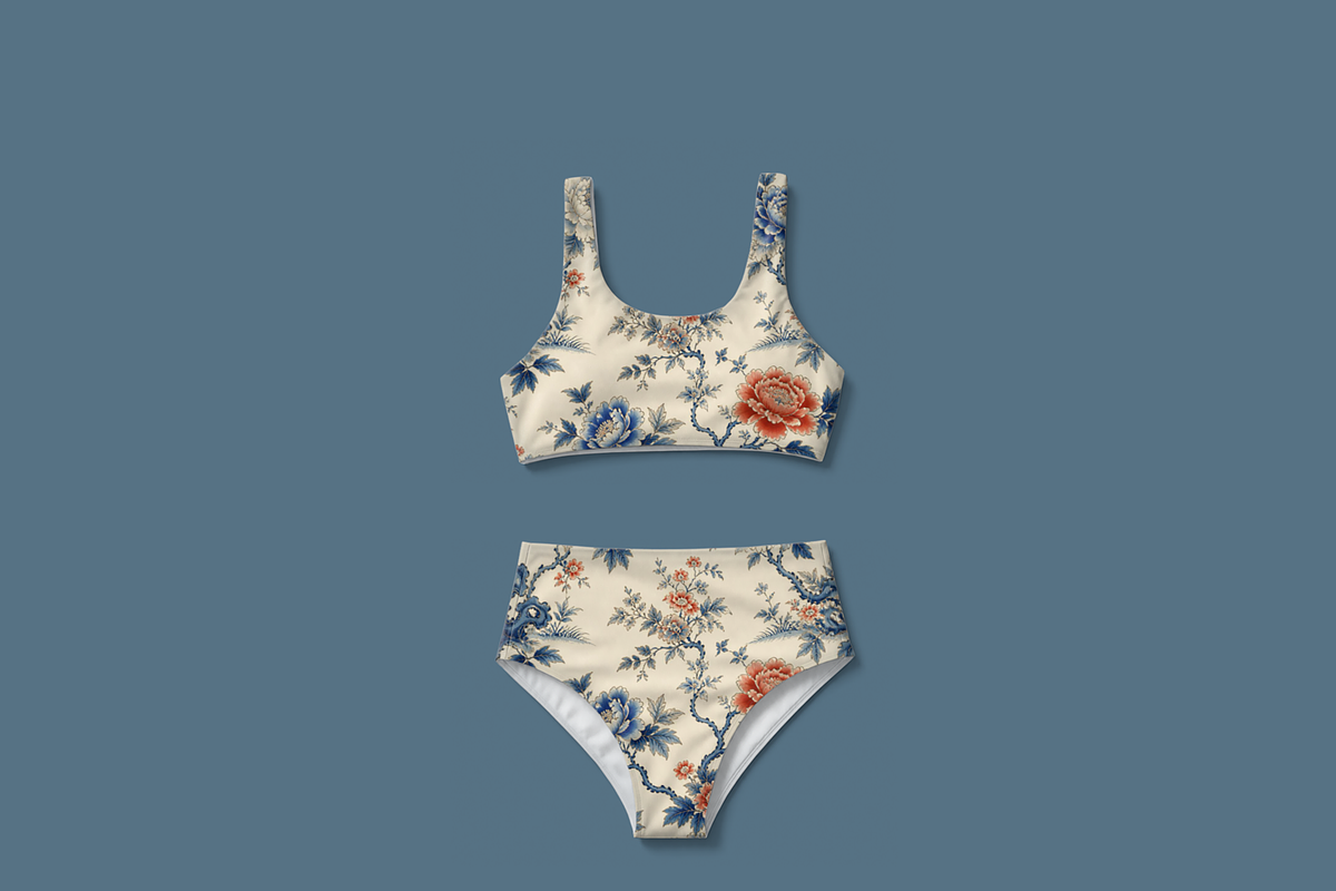 Blue Chinoiserie Seamless Pattern, a Pattern Graphic by elif (Photo 5 of 13)