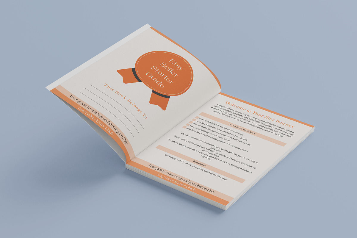 Etsy Seller Starter Guide Book, a Design Template by Book2bees (Photo 2 of 4)