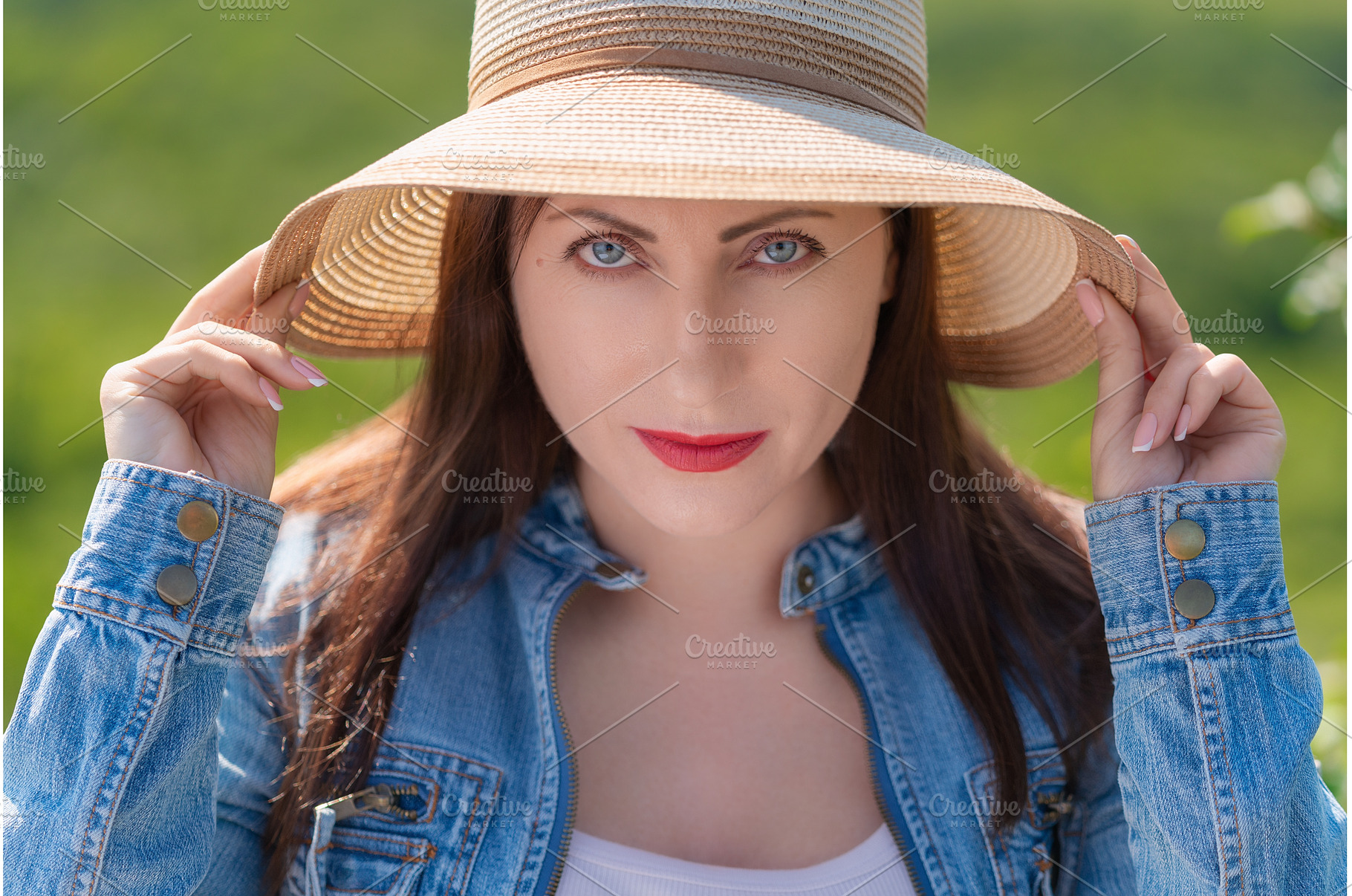 Portrait of woman with gray eyes, a Person Photo by Alexander-Piragis