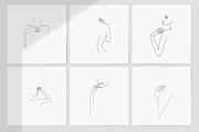 Flirt. Line Art Female Body, a Person Illustration by AnMark (Thumbnail 4 of 10)