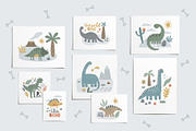 Jurassic Stories dinosaur clipart, an Illustration by Leysan Shayak (Thumbnail 4 of 8)