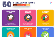 50 Restaurant Icons, an Icon by Dighital (Thumbnail 6 of 10)