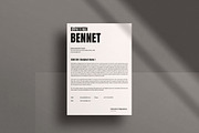 Minimalist Resume Layout, a Resume Template by Seeing-art (Thumbnail 3 of 4)