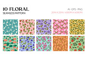 Seasonal Botanical Seamless Pattern, a Pattern Graphic by CreativeChristiana (Thumbnail 2 of 9)