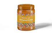 Honey Jar Packaging Mockup, a Product Mockup by Mockupfit (Thumbnail 1 of 2)