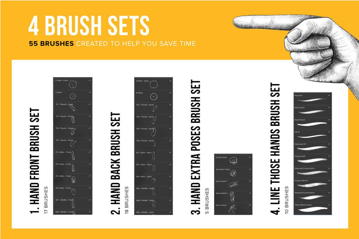 Hand Drawing Toolkit for Affinity, a Brush Add-On by Riveros Illustration (Photo 3 of 8)