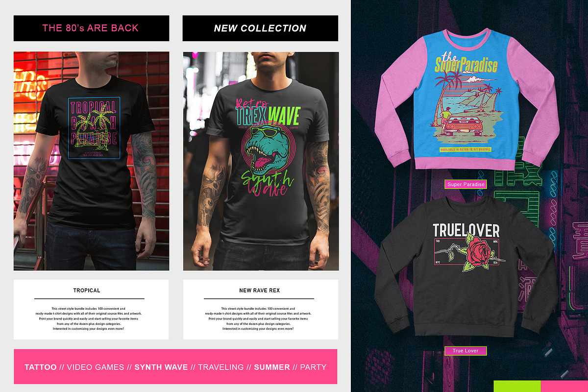100 Street Style T-Shirt Designs, an Illustration by TSV Art Collective (Photo 5 of 21)