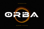 Orba, a Font by zerologicstudio (Thumbnail 1 of 8)