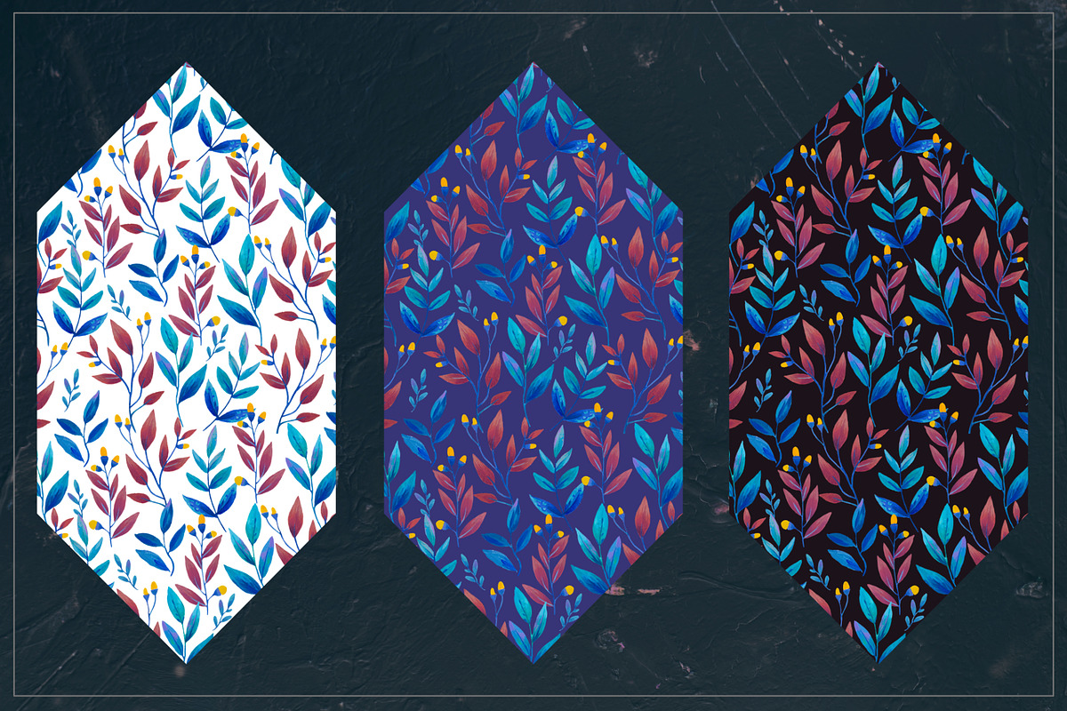 Fairy forest. Patterns and elements, a Decorative Illustration by Robusta (Photo 8 of 17)