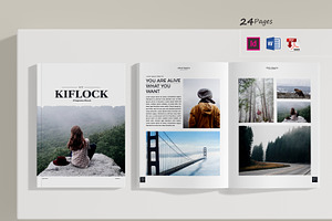 KIFLOCK Magazine | Word & InDesign