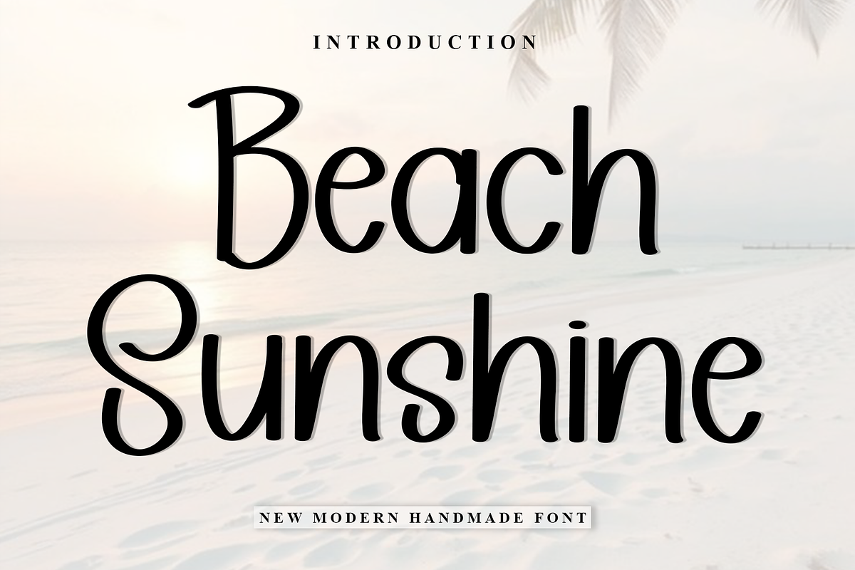 Beach Sunshine, a Script Font by InermediaSTUDIO (Photo 1 of 8)