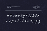 Alevattros Script for Tattoo Logo, a Script Font by ilhamtaro (Thumbnail 8 of 12)