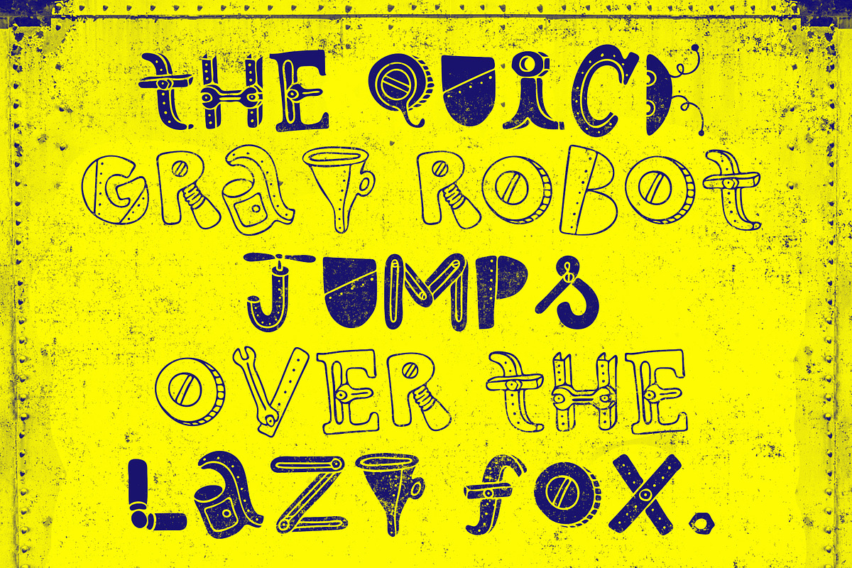 Robotikka Typeface preview 4
