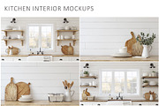 FARMHOUSE KITCHEN mockup, a Household Mockup by MyHomeMockups (Thumbnail 1 of 5)