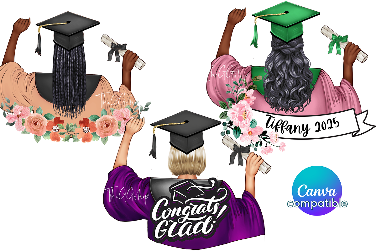 Graduation & Sorority Mega Bundle, an Education Illustration by The GG Shop (Photo 6 of 8)