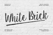 Seamless White Brick Textures, a Texture Graphic by Aurora Graphics (Thumbnail 1 of 5)