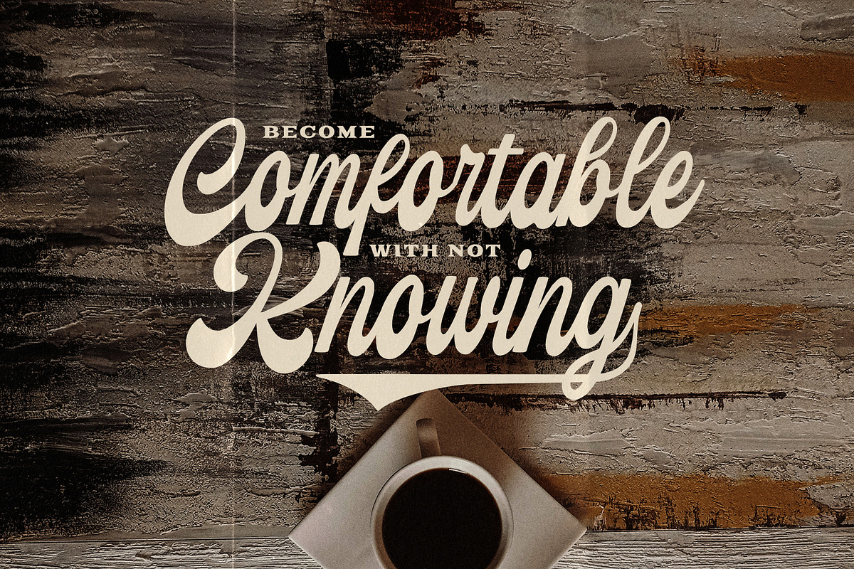 Moswald Script Typeface, a Script Font by Damarletter (Photo 3 of 9)